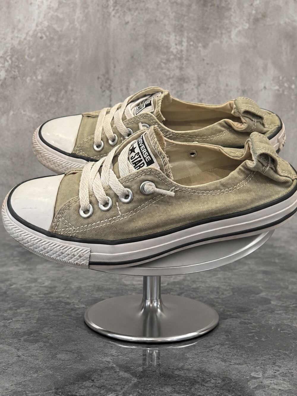 Converse Chuck Taylor All Star Shoreline Olive Canvas Sneakers Women’s 6